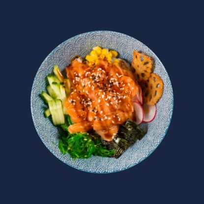 Picture of Salmon Sushi Bowl Dinner